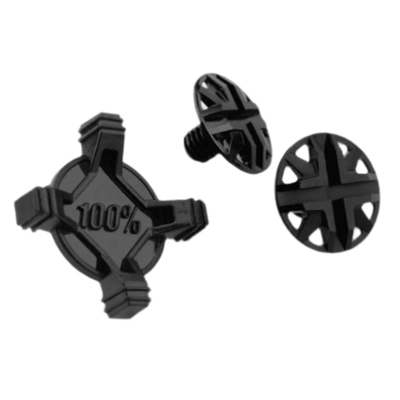 100% Aircraft Cycle Helmet Visor Screw Kit Black