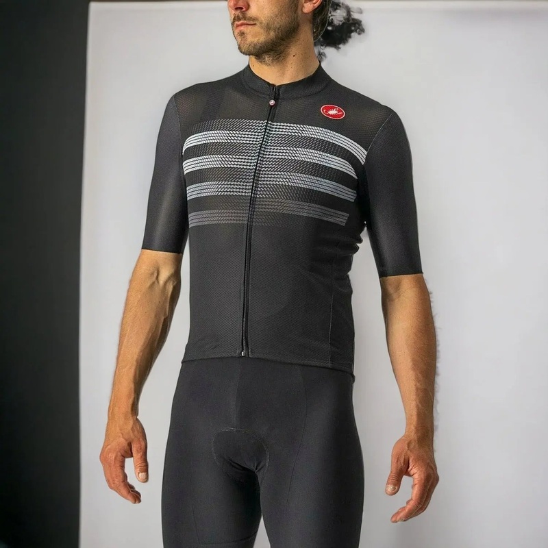 Castelli Endurance Pro Jersey Light Black / White / Grey