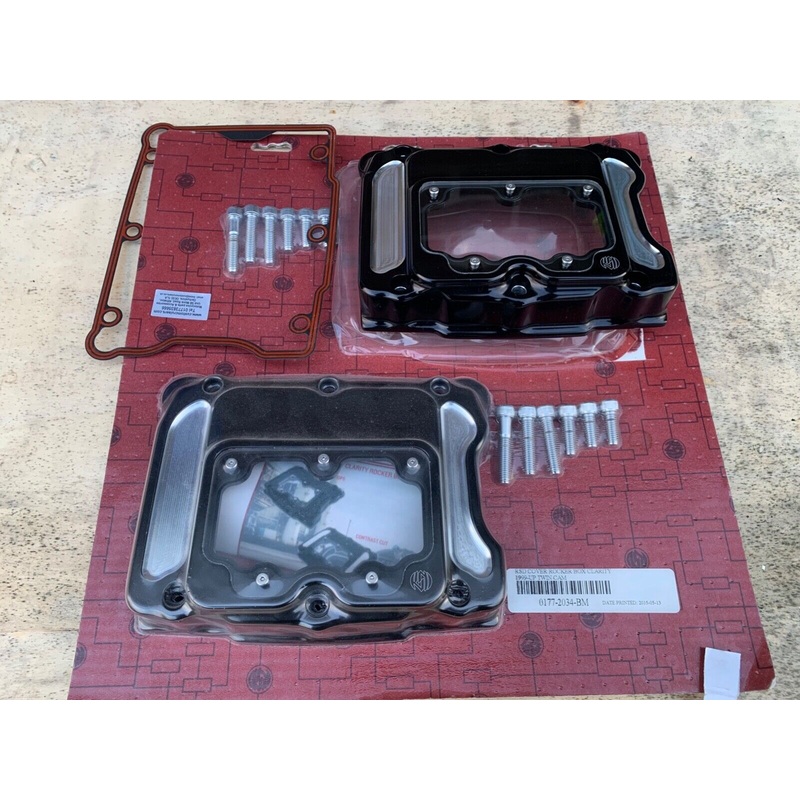 RSD Clarity Rocker Box Harley Davidson rocker cam cover RSD 0177-2034BM Bargain