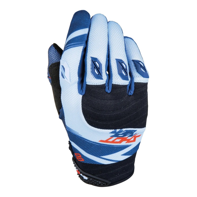 Shot Contact Claw Gloves Blue / Red