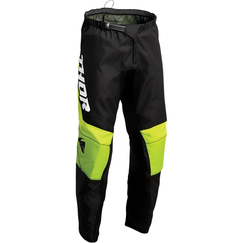 Thor Sector Chev Textile Trouser Black / Green
