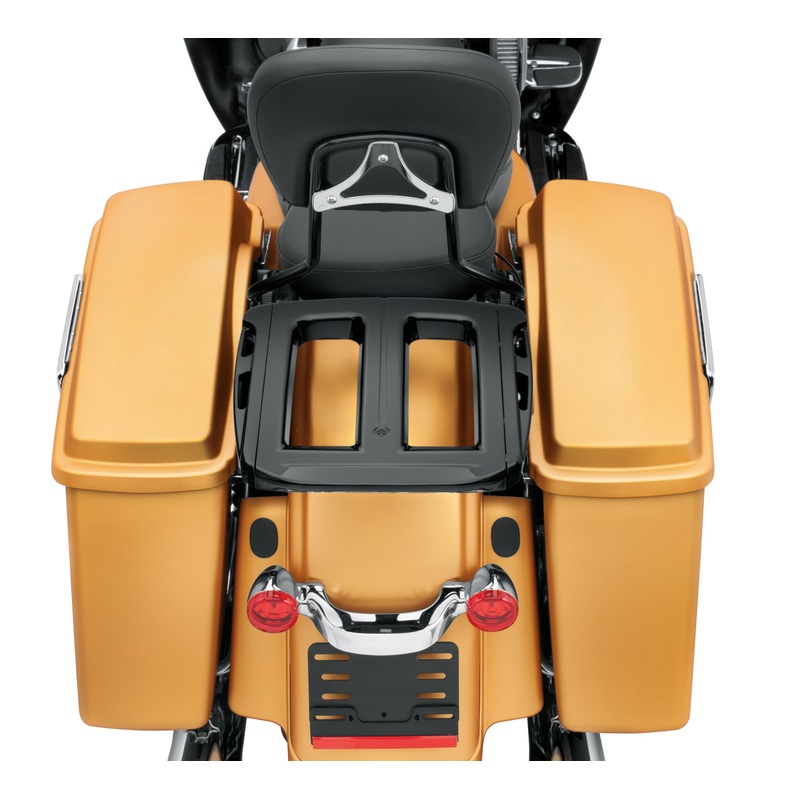 Harley Davidson 50300076B Adjustable Two-Up Gloss Black Luggage Rack KIT-EXPANDABLE LUGGAGE RACK,BLACK
