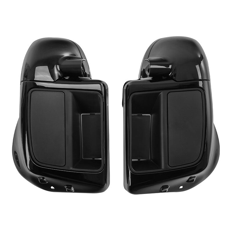 HR3 Vivid Black Vented Lower Fairing Kit With 6.5″ Speaker Pods For Harley Touring models 2014-2024