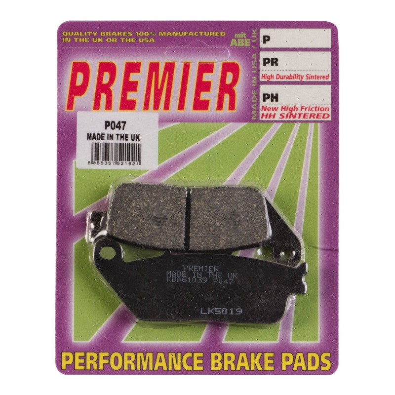 Premier Brake Pads – P Organic Standard