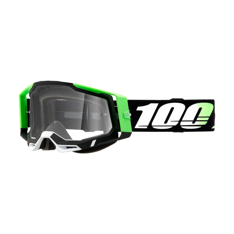 100% Racecraft 2 Goggles Kalkuta / Clear Lens