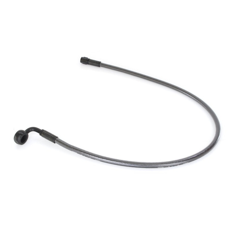 24in. Upper Front Brake Line with 12mm x 90 Degree Banjo – Black Pearl.