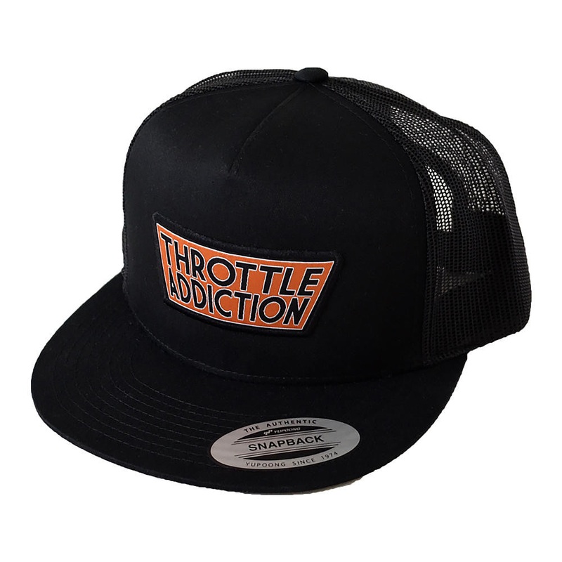 Throttle Addiction – 5 Panel Snap Back Hat – Emblem Logo