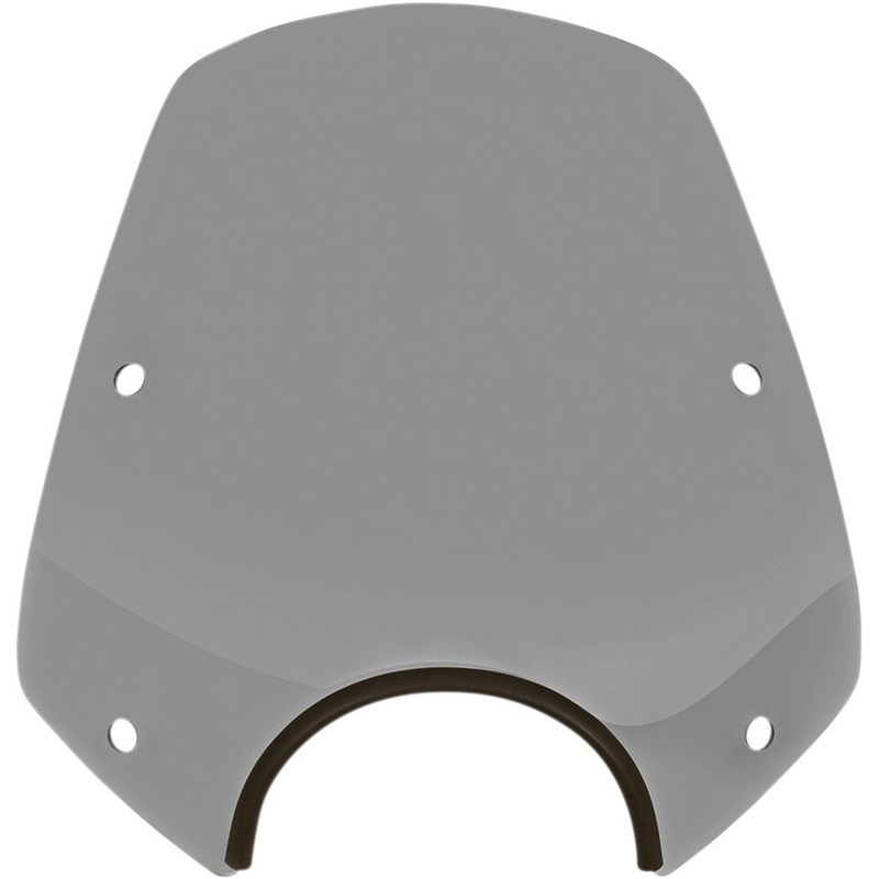 Windshield Del Rey Sportshield, Black Smoke – Sportster & Dyna & Softail