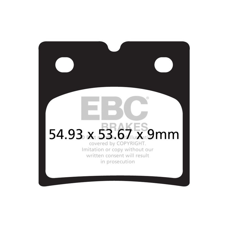Brakes –  FA696HH Fully Sintered – EBC