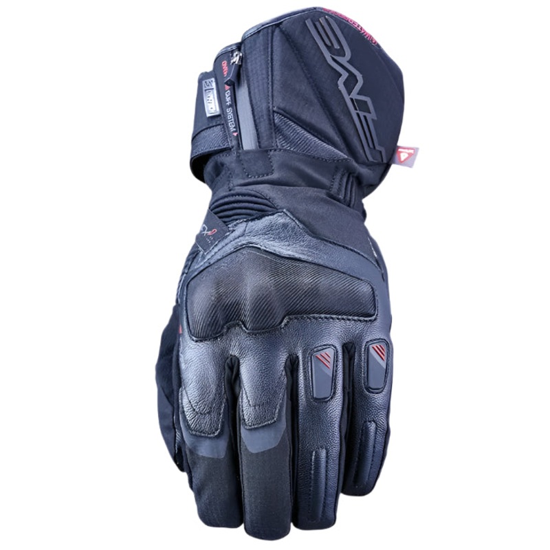 Five WFX-1 Evo Waterproof Leather / Textile Gloves Black