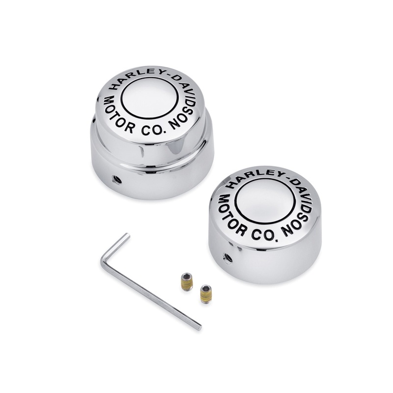 Harley Davidson 41704-09 Harley-Davidson Motor Co. Rear Axle Nut Covers KIT-COVER,RR AXLE NUT,H-D,DYNA