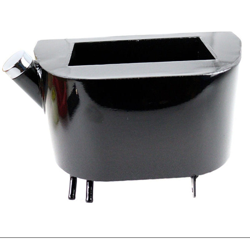 Horseshoe Bolt-On Oil Tank – Harley FL/FXE Swing Arm Frames – Black