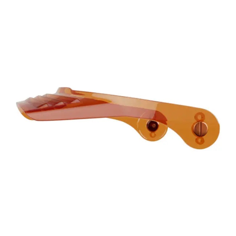 John Doe JD/One Helmet Long Peak Orange Transparent
