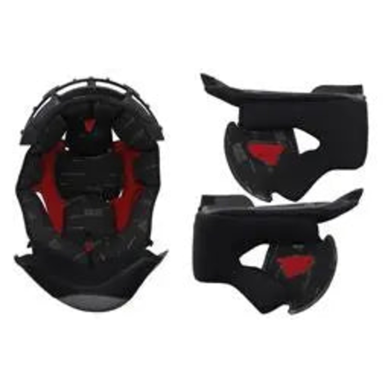 LS2 Replacement Liner Kit Black For FF327 Challenger C / HPFC Helmets