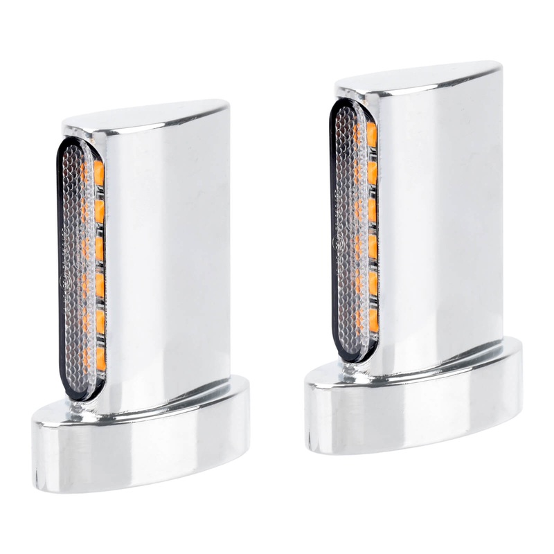 Rear LED Turn Signal E Mark Mini Indicators Blinkers For Harley Sportster XL1200 883 ’92-’22