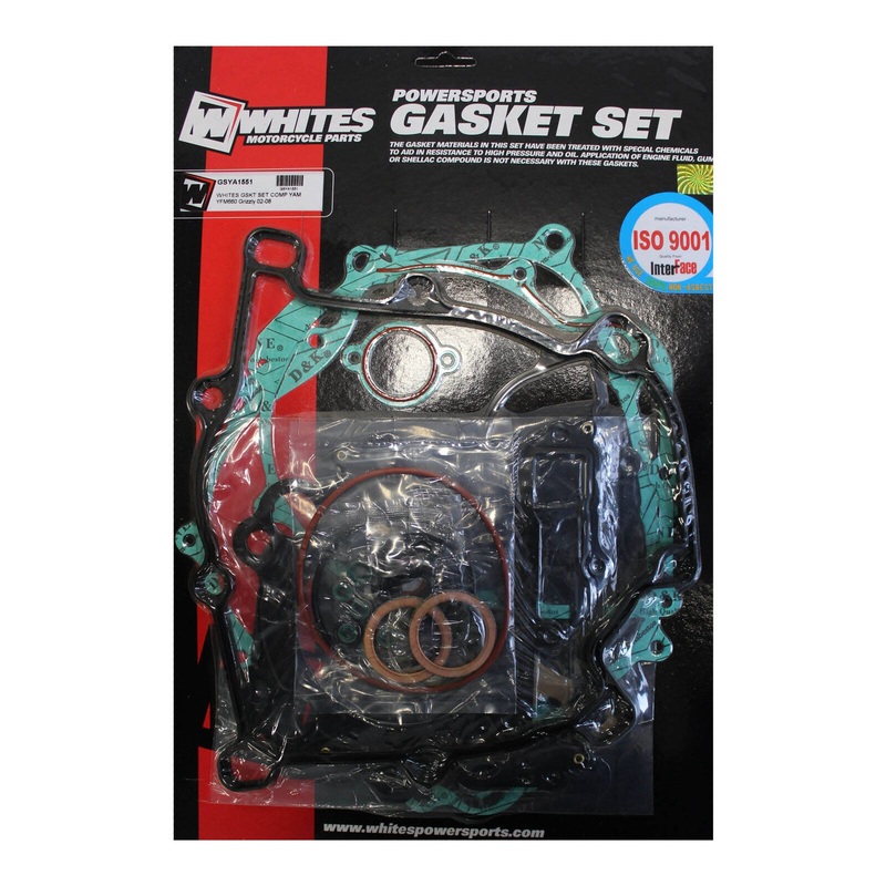 Whites Complete Gasket Set Yamaha YFM660 Grizzly ’02-’08