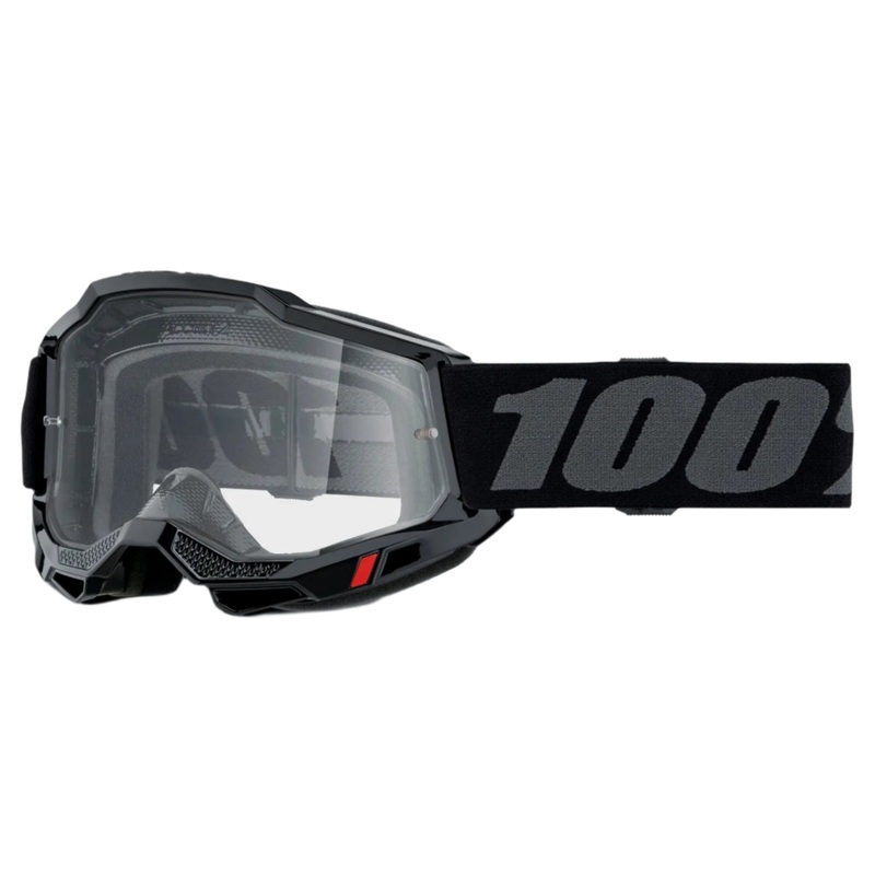 100% Accuri 2 OTG Cycle Goggles Black / Clear Lens
