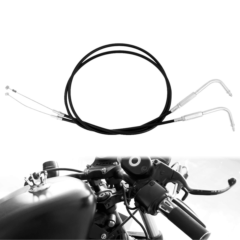 90CM 35″ Throttle Cable Wire Steel for Harley Sportster XL1200 883 Dyna | Mactions