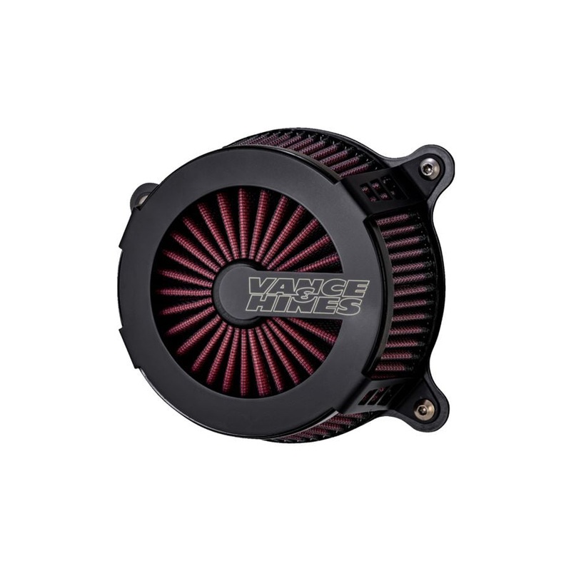 V02 Cage Fighter Air Cleaner Kit For Harley 99-17 Twin Cam – Black