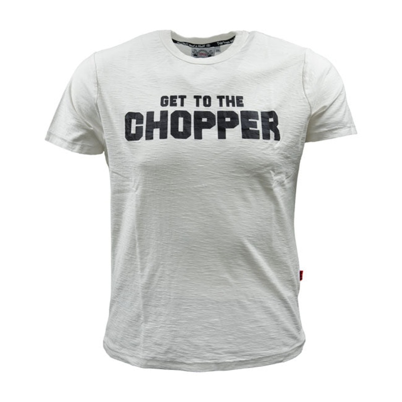 13 And A Half Magazine Get To The Chopper T-Shirt Off White