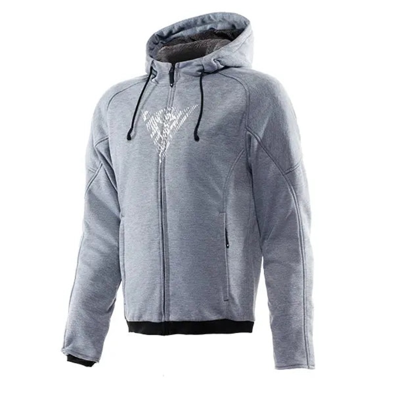 Dainese Bovisa Safety Ziper Hoodie Grey / Melange / Black