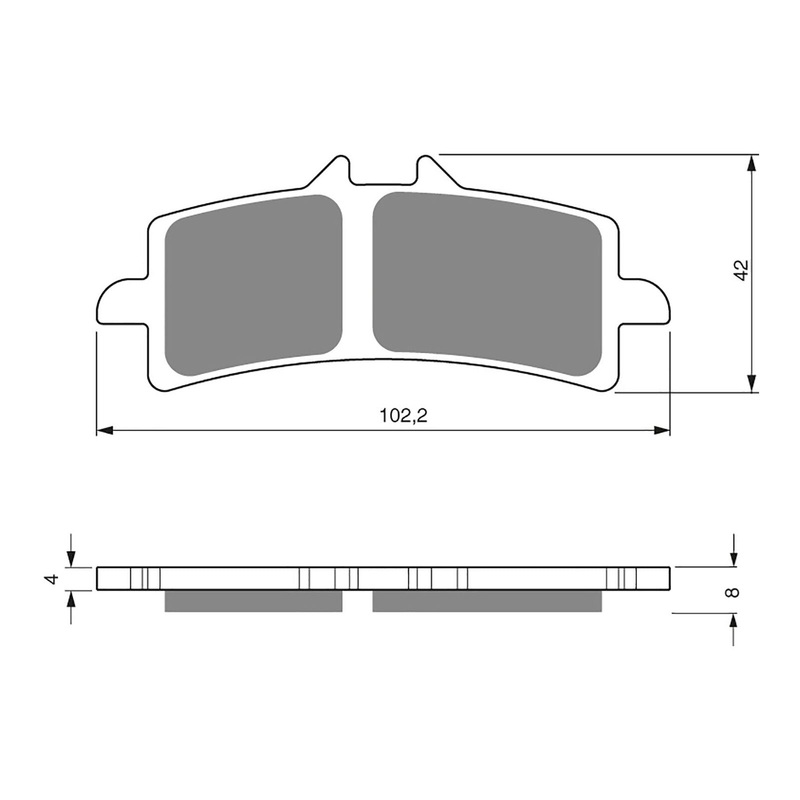 GOLDfren Brake Pads GF258 – S33