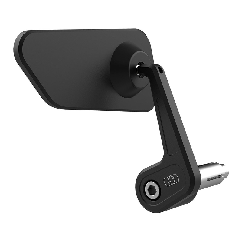 Oxford Horizon Billet Alloy Bar End Mirror Right – Black