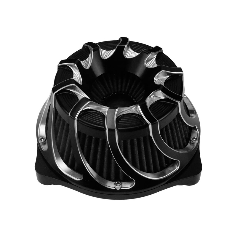 Spin Cut Air Cleaner Intake for Harley Dyna Softail Touring Trike | Mactions