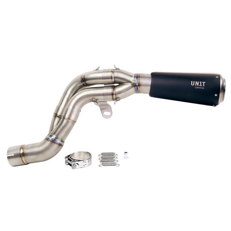 Unit Garage R9T Series Titanium High Level Exhaust – Black