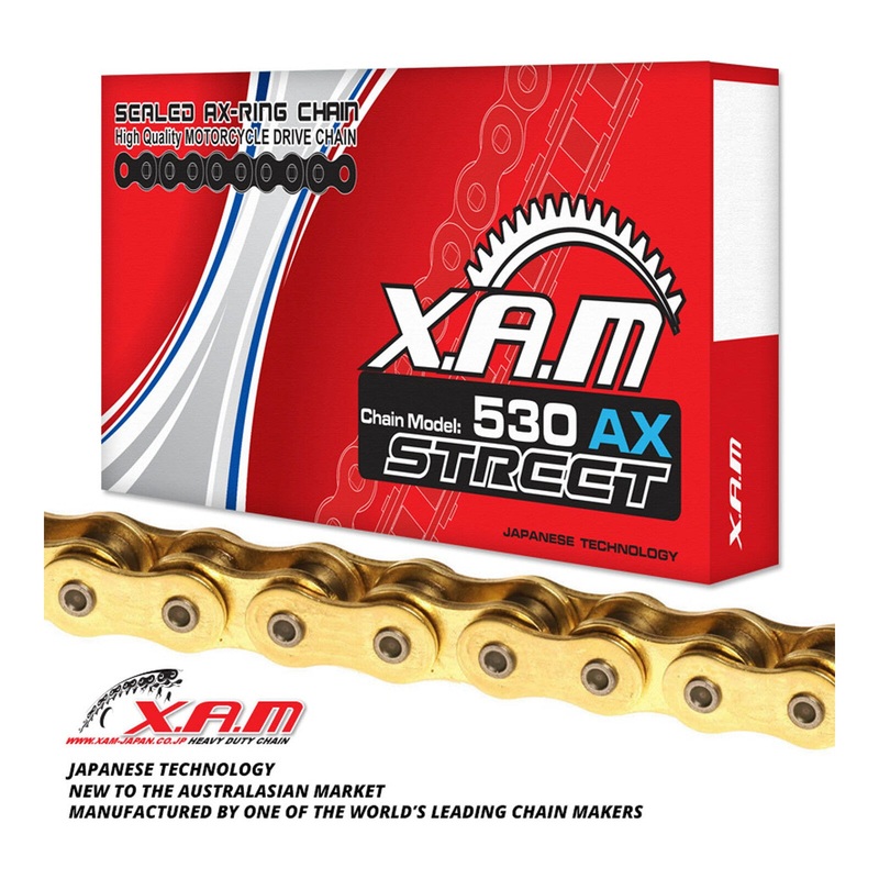XAM 530AX X-Ring Chain – Gold / Gold