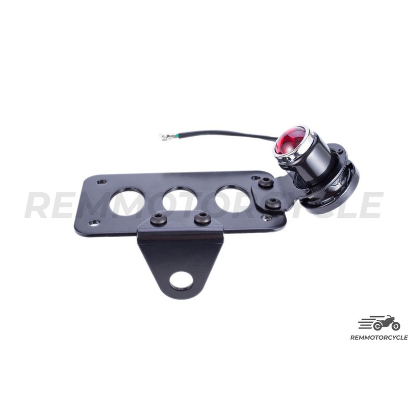 Lights round rear flat holder