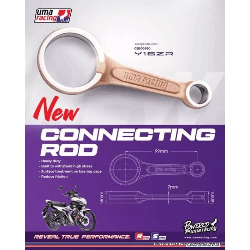 UMA RACING BORE UP CONNECTING ROD – R15 MT15 AEROX (99MM)