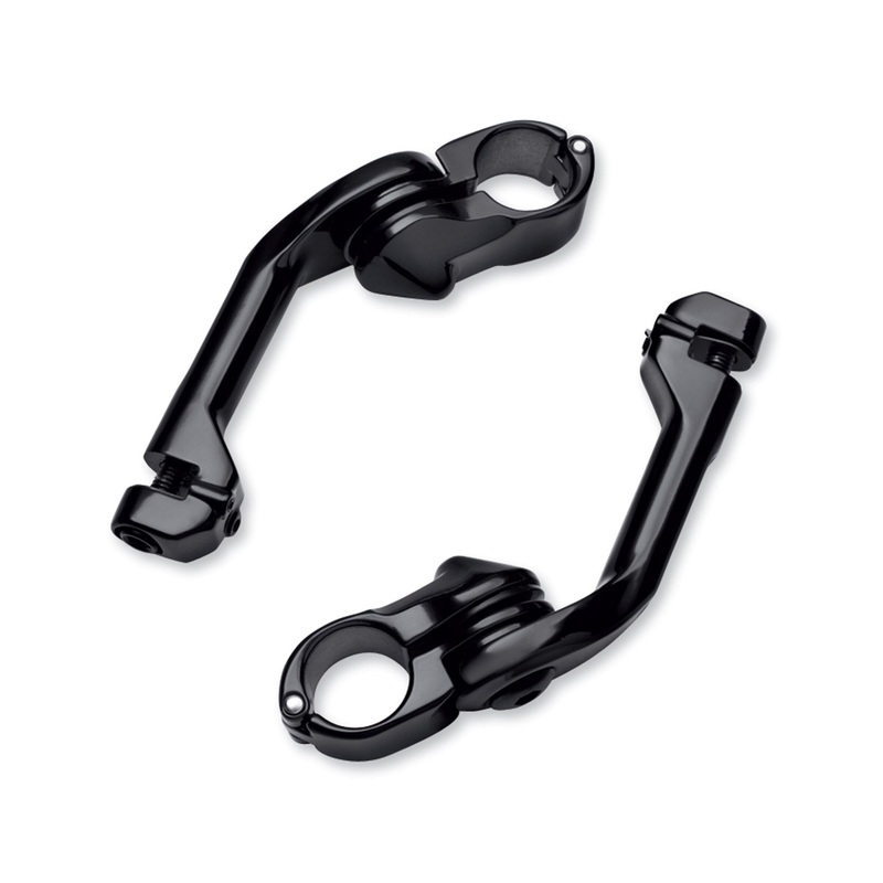 Harley Davidson 50500167 Long Angled Adjustable Highway Peg Mount Kit ADJ HWY PEG MNT,LONG,BLACK