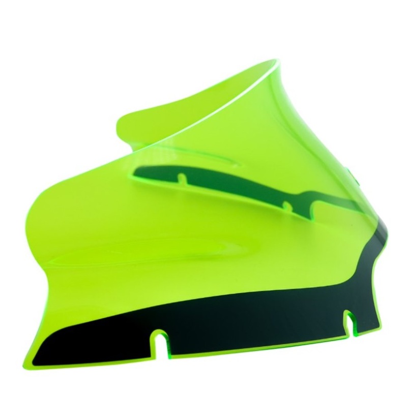 Klockwerks Kolor Flare Windshield – 6″ – Green Ice – For 2015-2024 FLTR