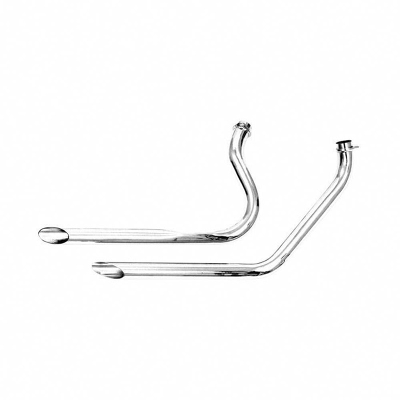 Paughco – Chrome 1 3/4″ Drag Pipes 1970-1984 FL Shovelhead