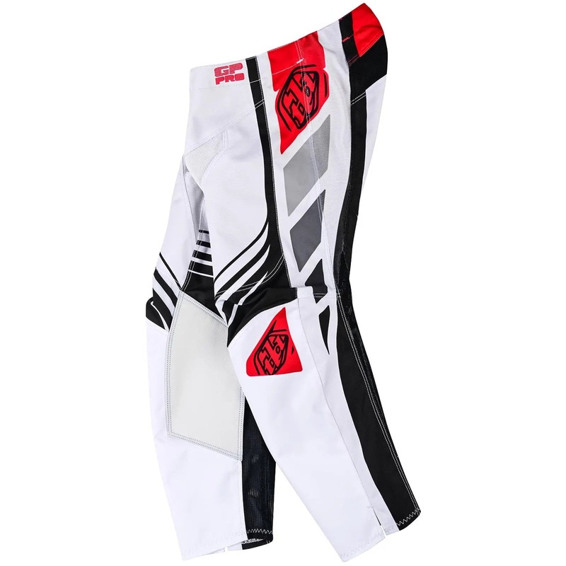 Troy Lee Designs GP Pro Wavez Youth Motocross Trouser Off White / Red