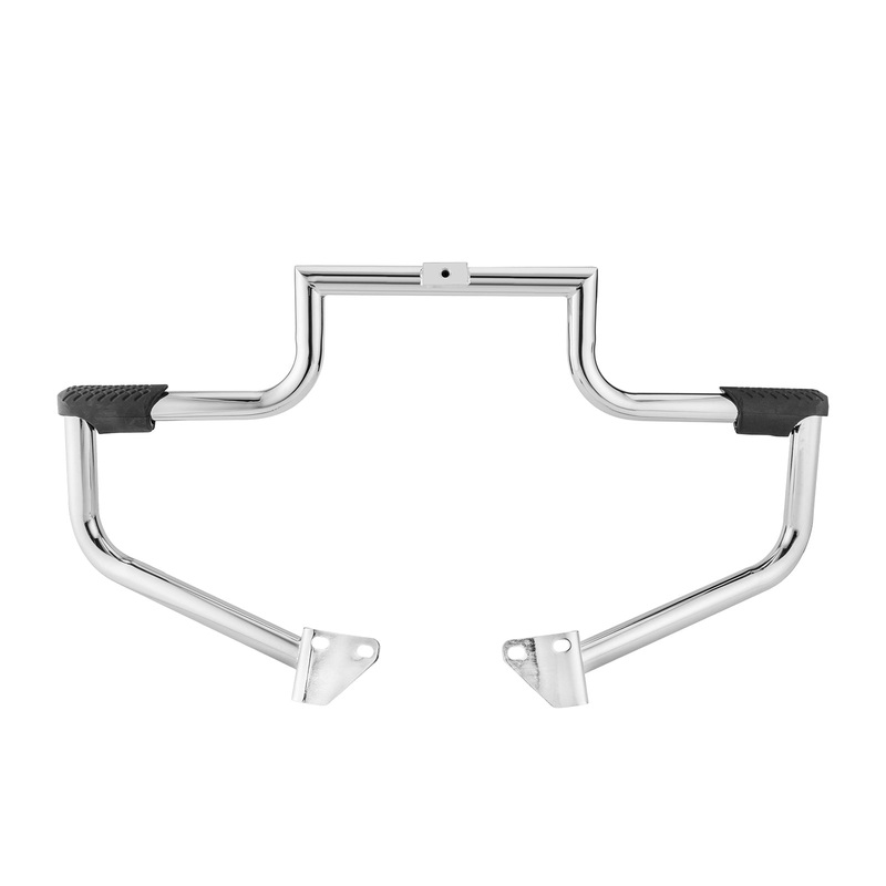 2006-2017 Harley Dyna Steel Pipe Chrome Front Engine Guard Crash Bar