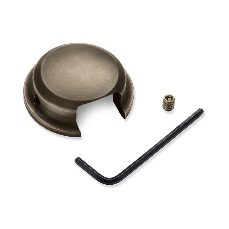 Harley Davidson 61400517 Brass Swingarm Pivot Bolt Cover KIT,TRIM,MISC DECO,COVER,RH PI