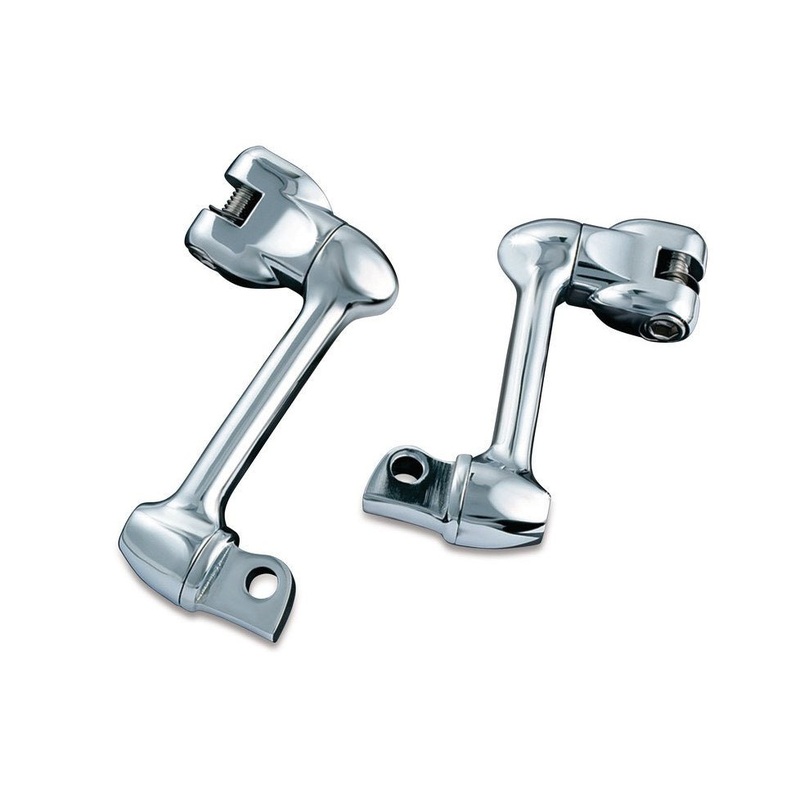 2in. Adjustable Lockable Offsets with Male Mounts – Chrome.