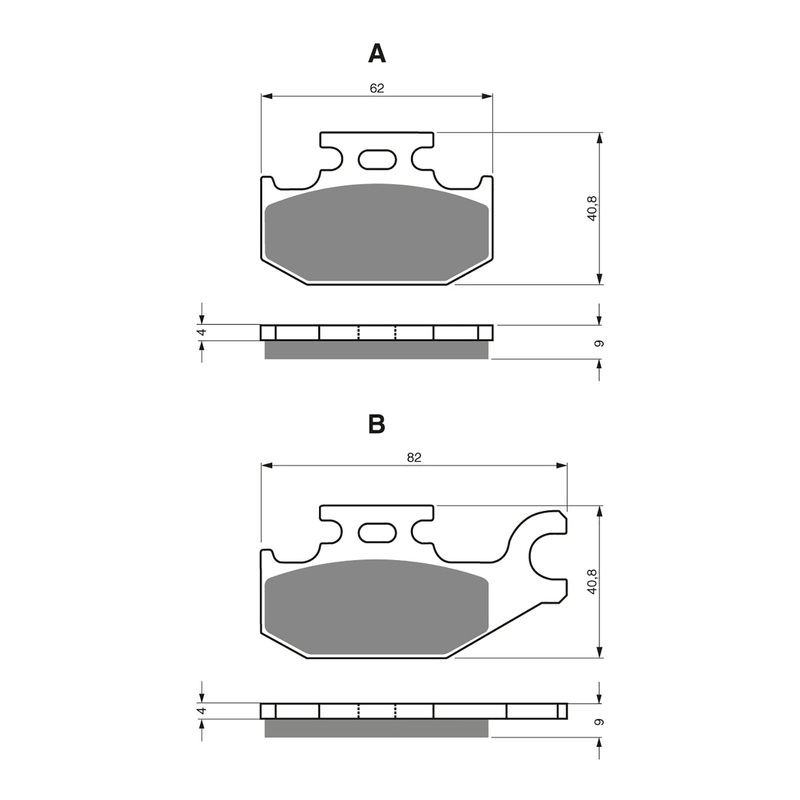 GOLDfren Brake Pads Off-Road Racing GF182 – K5 ( PR283 )