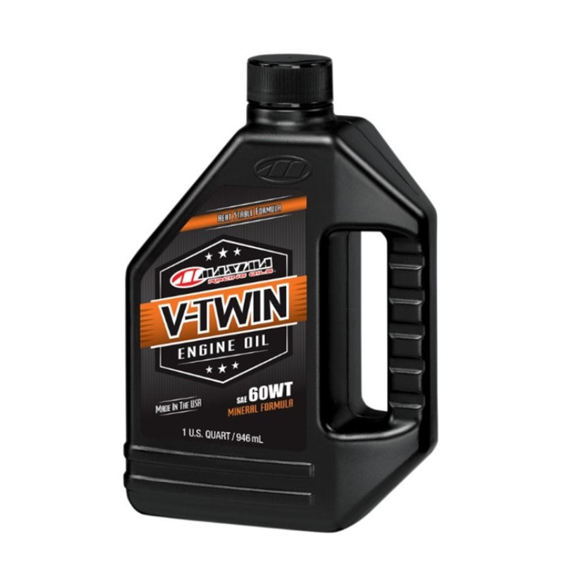 Maxima V-Twin Oil – 60wt – 1 U.S. quart Pre-Evolution V-Twin Mineral Engine Oil
