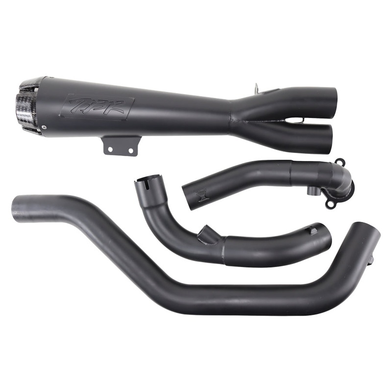 Two Bros. Comp S Black 2 into 1 Exhaust for Harley Nightster RH975 2022-UP