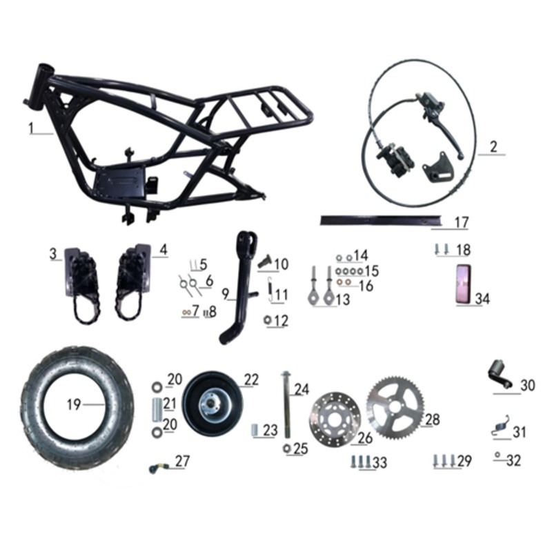 Gasket 8*20*1.5 2pc – 212cc Gas Mini Bike