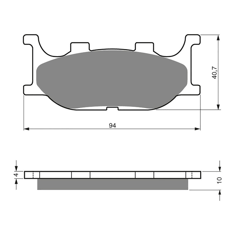 GOLDfren Brake Pads Sintered Sports GF099 – S3 ( PH155 )