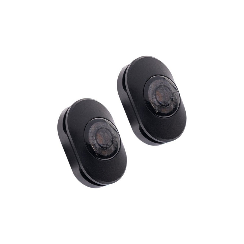 Kodlin Sleek Run/Turn/Brake LED Lights. Smoked Lens & Black Housing.