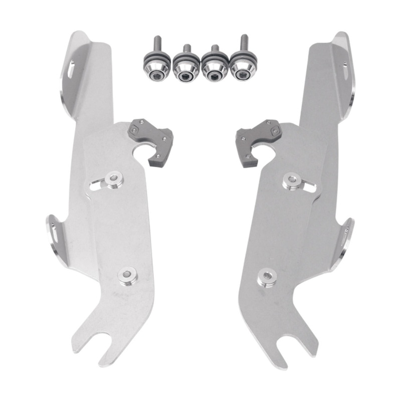 MEMPHIS SHADES – Fats/Slim Windshield Trigger-Lock Complete Mount Kit – Fats/Slim Trigger Lock Mounting Kit – FLST