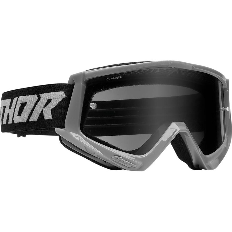 Thor Combat Sand Racer Goggles Grey