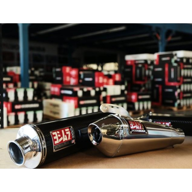 14” R77 RIght Muffler Stainless/Carbon Fiber/Carbon Fiber End Cap