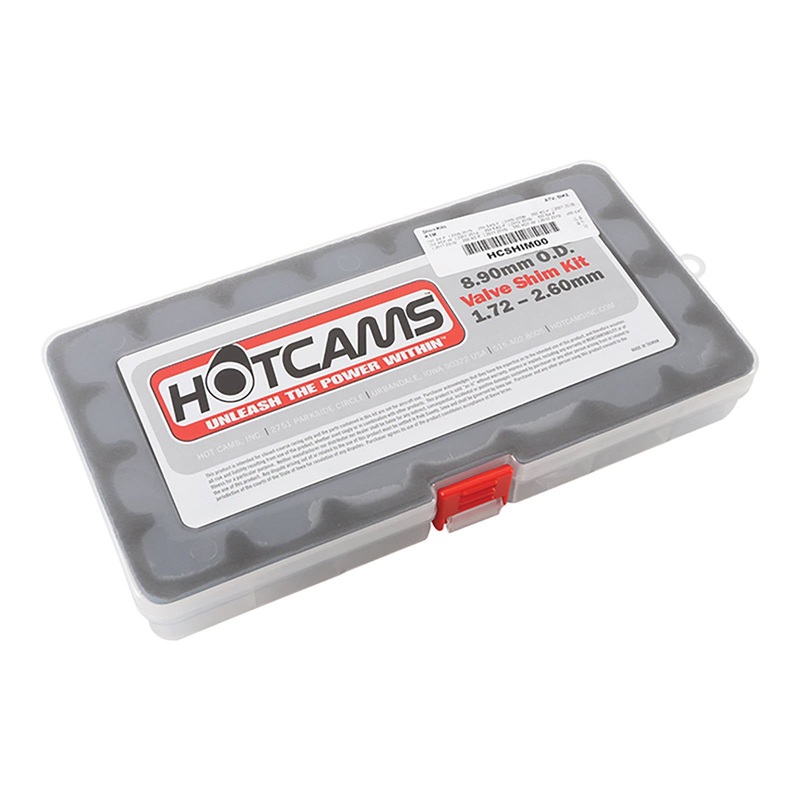 HOT CAM SHIM KIT 8.90mm (1.72mm-2.60mm in .04mm – 3 ea)
