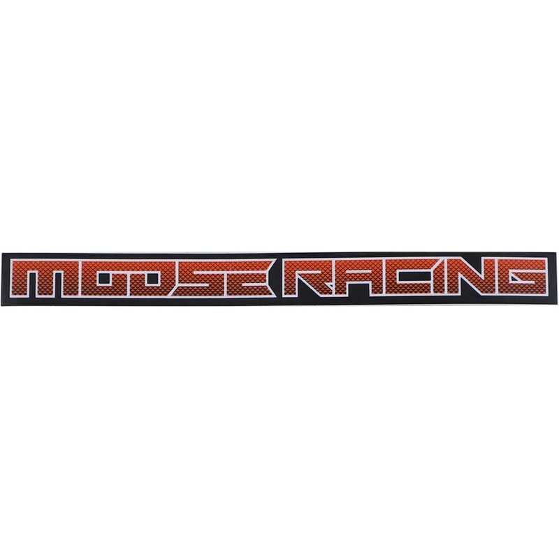 Moose Racing Decal Orange / White